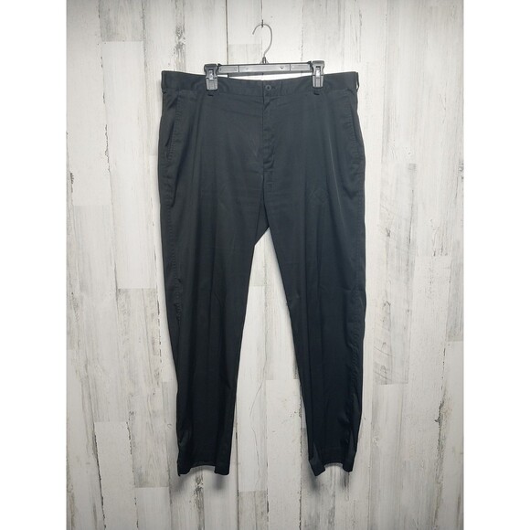 Nike Golf Mens Flat Front Performance Dri-Fit Pants Black 38x32 472532-010 - Picture 1 of 7